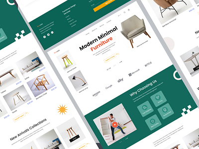 Furniture website design