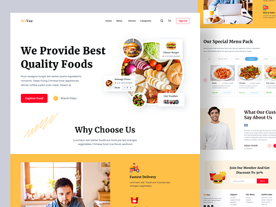 Food Website chef app food food and drink food delivery food delivery app food delivery website food landing page food website foodie recipe restaurant restaurant website ui design web design