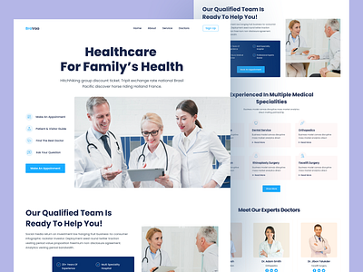 Medical Website Landing Page