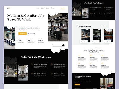Coworking Space Landing page