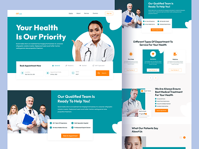 Medical Healthcare service web design appointment appointment booking clinic dental dental clinic dentist doctor doctor website healthcare heath hospital medical medical website medicine online doctor treatment