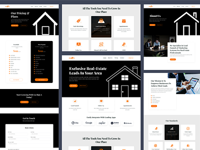 Real-Estate Full Website Design apartment landing page properties property property management property website real estate real estate agency realestate realestate website realtor web design