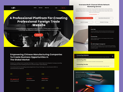 Digital Marketing Agency Landing Page Website