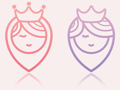 Royal Looks Logo design icon illustration logo minimal