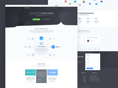 Teamwork Enterprise - Landing Page