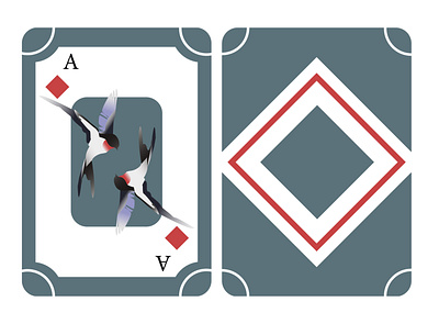 Playing card design illustration vector