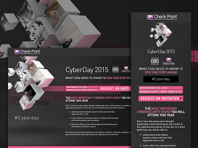 Check Point Cyberday 2015 Landing Page