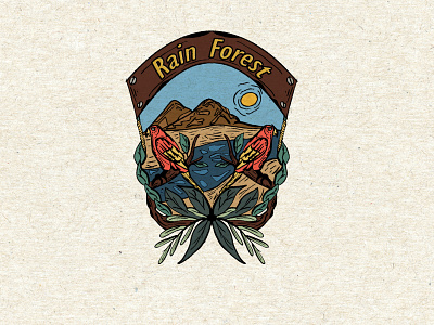 Forest adobe illustrator adobe photoshop badge badge design badge logo badgedesign branding design forest graphicdesign illustration logo