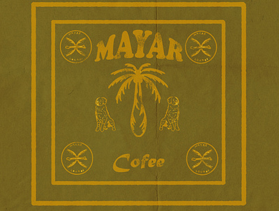 Mayar Coffee Shop badge badge design badge logo badgedesign branding design handdrawn illustration logo logodesign typography vintage logo