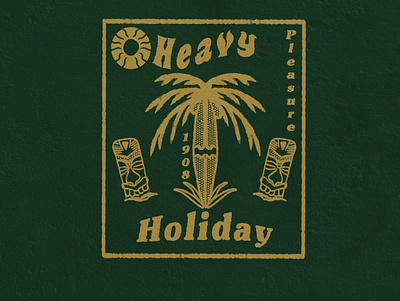 Heavy Holiday badge badge design badge logo badgedesign design logo typography