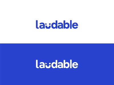 LOGO LAUDABLE MEDIA COMPANY agency branding design graphic design it logo media mediacompany