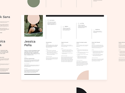 User Journey/Persona Figma Template auto layout branding clean design download figma free minimal product design resource template type typography ui user experience user journey ux