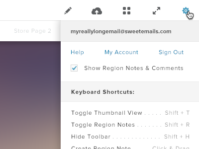 Toolbar & Settings blue clean icons minimal settings tools type
