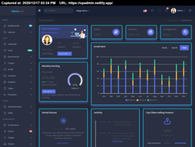 Dashboard web_techsoft Responsive Bootstrap 4 Admin Dashboard by ...