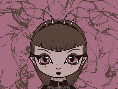 April in the shadows anime chibi cute gothic gothicgirl kawaii