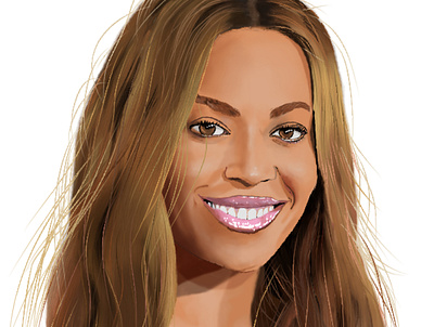 Beyonce's portrait digital illustration digitalart drawing portrait