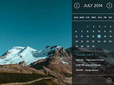 Codesummit Calendar calendar clean flat icon interface widget