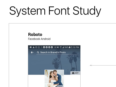 System Font Study android continuity cross platform design font ios roboto sf ui system font