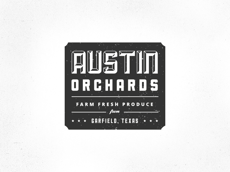 Austin Orchards Logo Concept By Monkee Boy On Dribbble