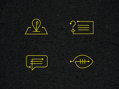 Road Construction Project Icons