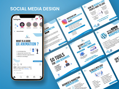 Social Media Design | Instagram Post Design branding design facebook graphic design illustration instagram instagram design logo social media typography ui