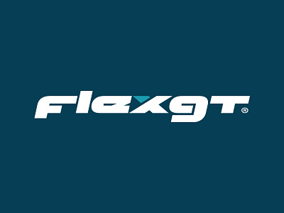 FlexGT automotive brand branding car flat flatdesign identity logo logodesign logotyoe mark mechanical minimal minimalist tech technology visual identity