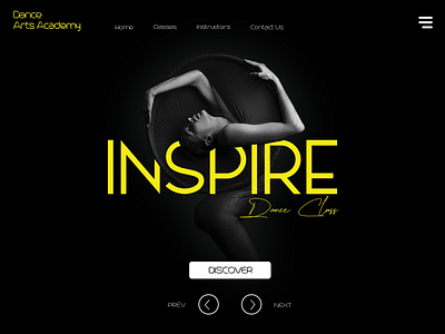 landing page INSPIRE design landingpage photoshop typography web