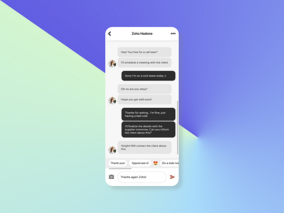 Daily UI 013 - Direct Messaging app dailyui dailyuichallenge design direct messaging mobile mobile ui mobile ux ui ux