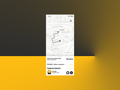 Daily UI 020 - Location Tracker app car pooling dailyui dailyuichallenge design location location app location pin location tracker minimal mobile ui ux