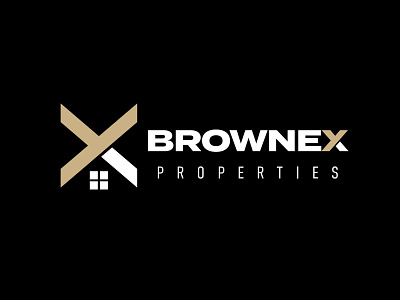 BrownEx Properties brand agency branding design icon identity illustration logo design logodesign vector