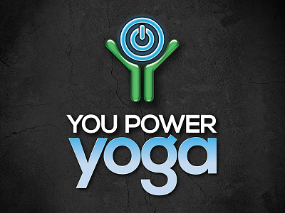 You Power Yoga Logo logo design yoga