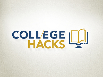 College Hacks Logo branding college hack institutional logo online tutor