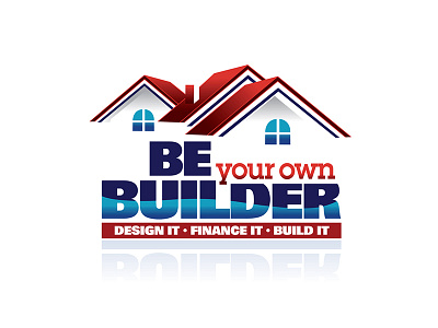 Be Your Own Builder Logo branding homebuilder logo oklahoma