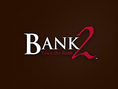 Bank2 bank branding logo