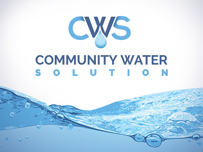 Community Water Solutions brand logo pumps water