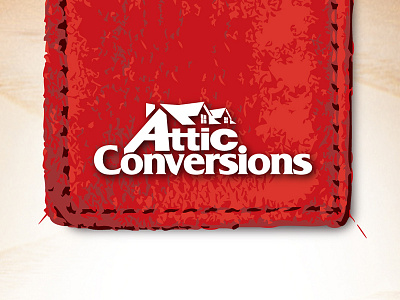 Attic Conversions Logo Design attic branding logo