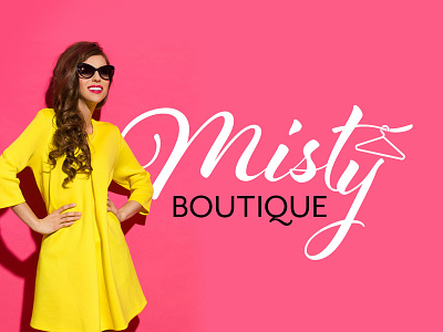 Misty Boutique Logo branding logo design