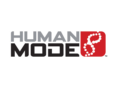 Human Mode Logo branding identity logo design oklahoma tech startup