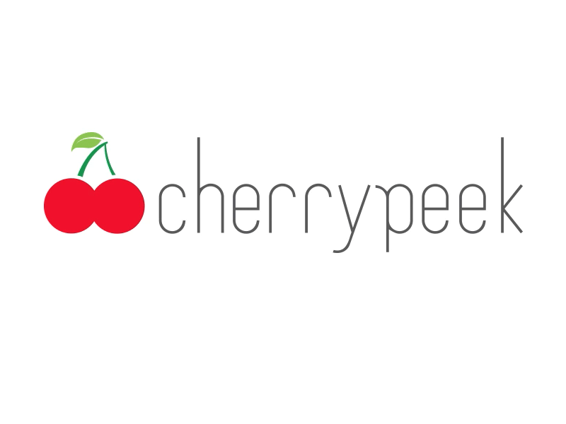 Cherrypeek logo simplification clear depuration design logo mobile simple simplification