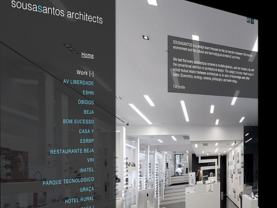 SousaSantos Architects website architects responsive web website