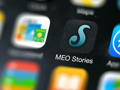 Icon Meo Stories design icon ios iphone mobile screen