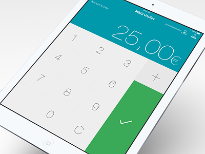Meo Wallet Merchant Ipad app banking calculator euro income ipad merchant mobile money pay payment wallet