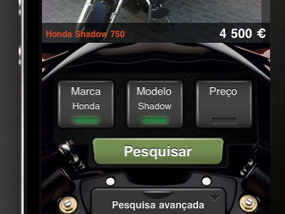 Sapo Auto Dashboard Motas