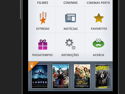 SAPO Cinema android app cinema dashboard mobile movies openings portugal sapo
