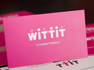 Wittit Business Card branding business card corporate identity wittit