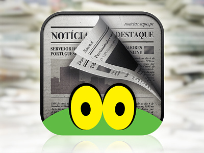 Sapo Notícias iOS Icon app apple icon ios news newspaper noticias notícias sapo stack