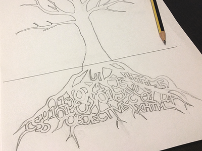 Sketch for a tee - Rooted in knowledge part I
