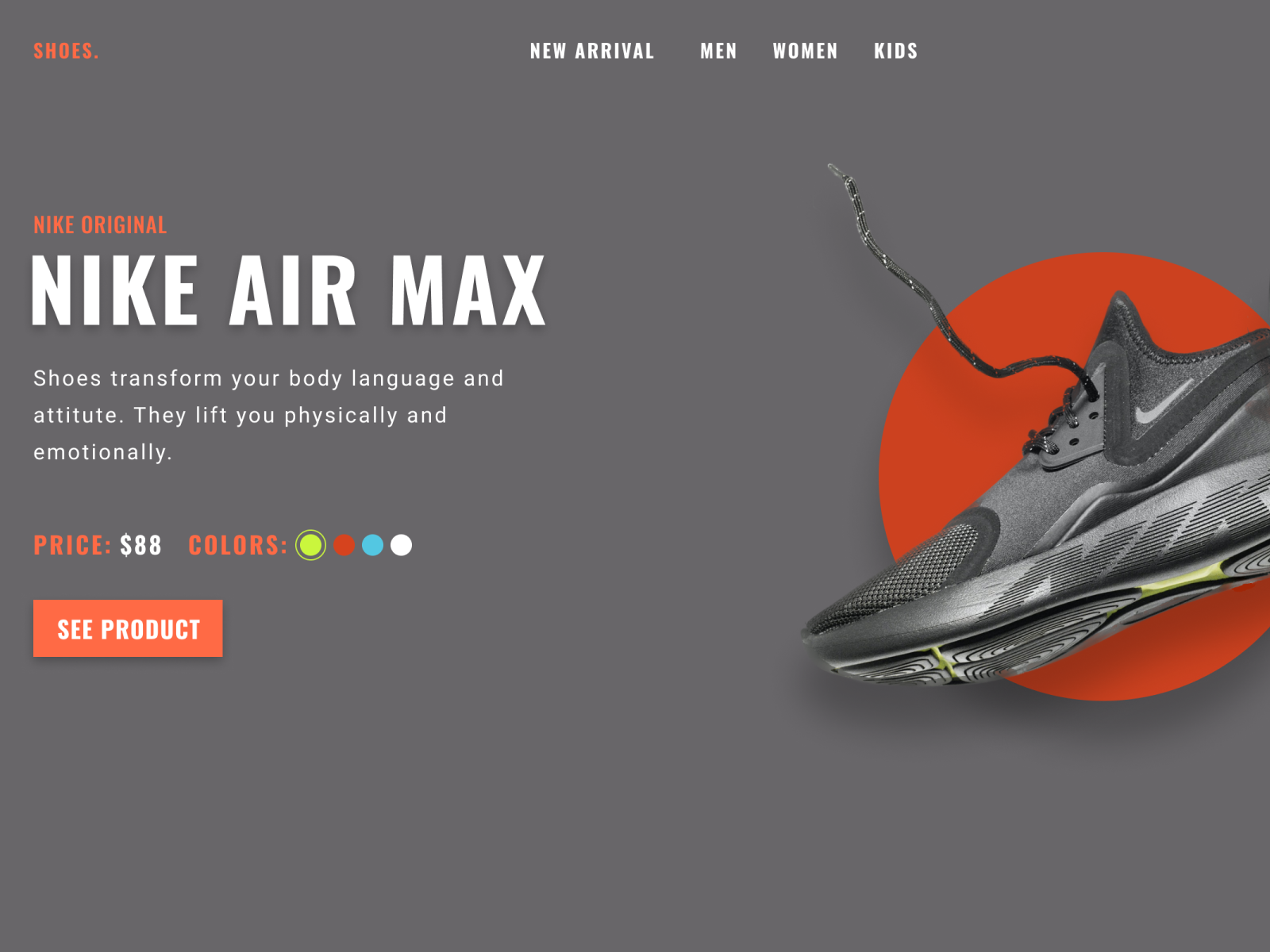 Shoes Ecommerce Website by Sultan Ibne 