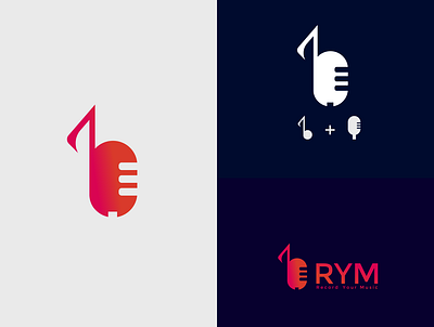 RYM app branding design icon illustrator logo minimal