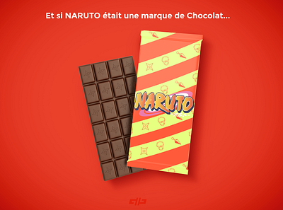 Naruto Chocolate app art branding design flat graphic design icon illustration illustrator logo minimal typography